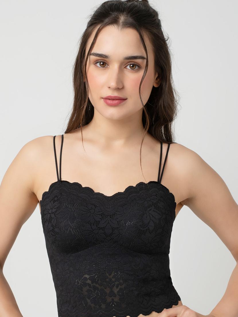 women lightly padded lace bralette - 21924033 - Zoom Image - 0