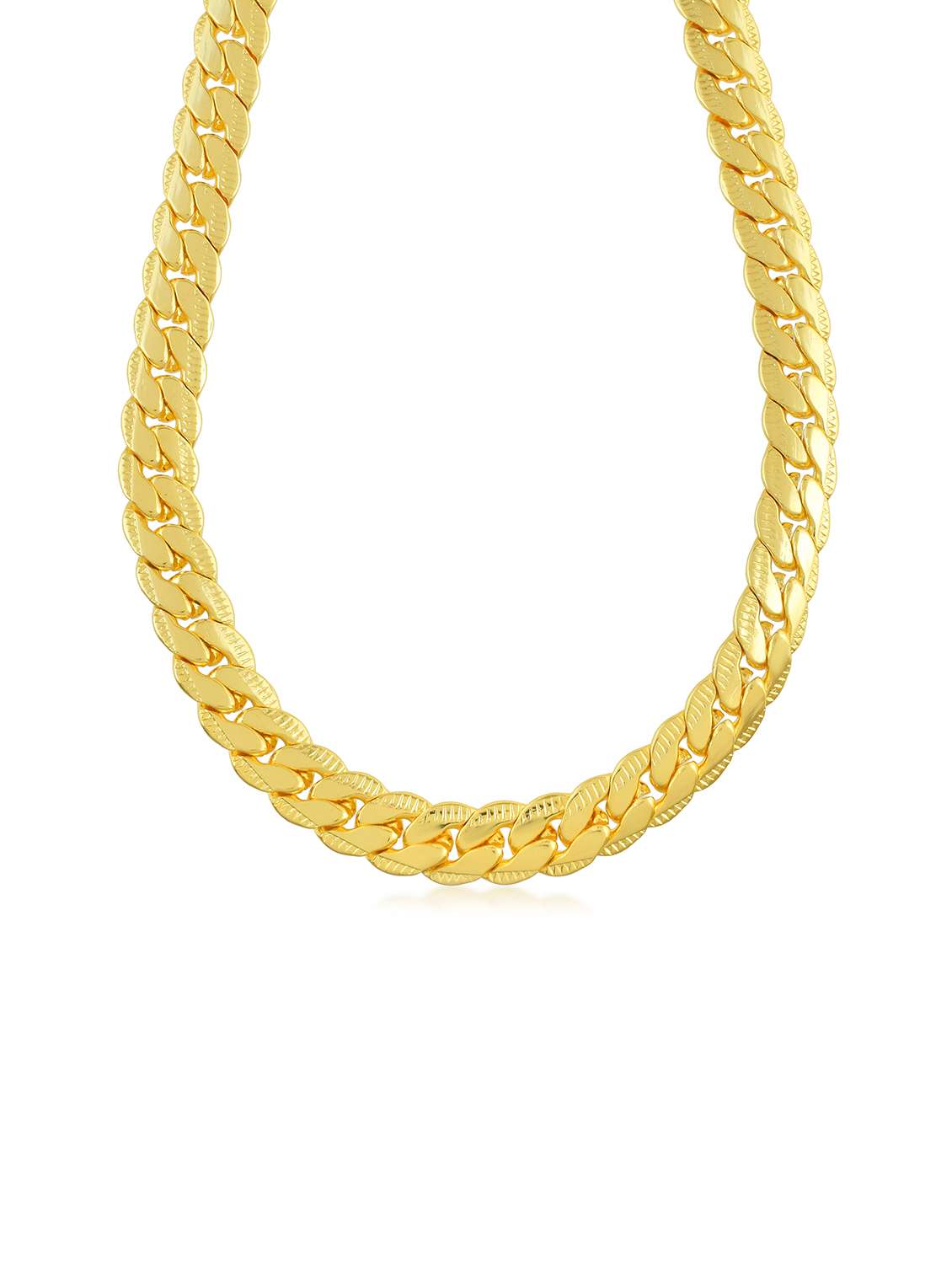 gold plated brass chain for men - 21924037 -  Standard Image - 1
