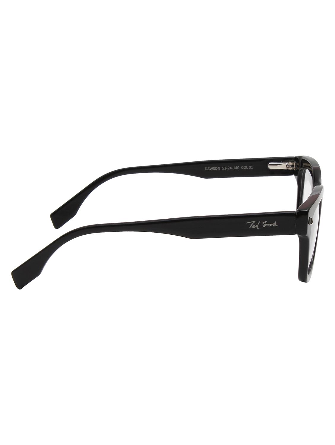 ted smith black wayfarer premium italian acetate frames for unisex - 21924269 - Standard Image - 4