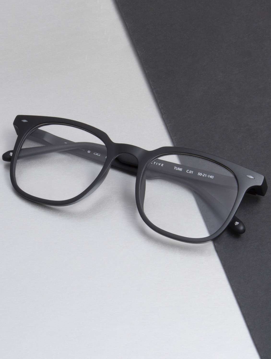 ted smith black square tr90 frames for unisex - 21924280 -  Zoom Image - 0