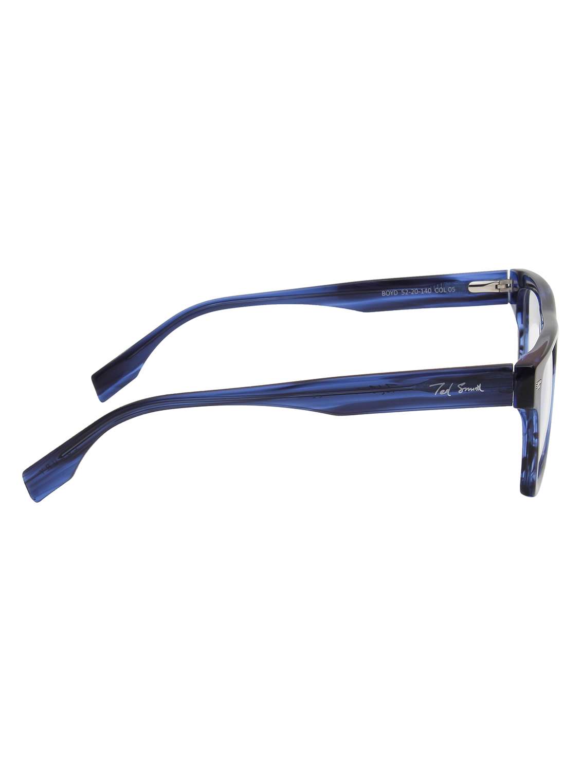 ted smith blue square premium italian acetate frames for unisex - 21924291 -  Standard Image - 4
