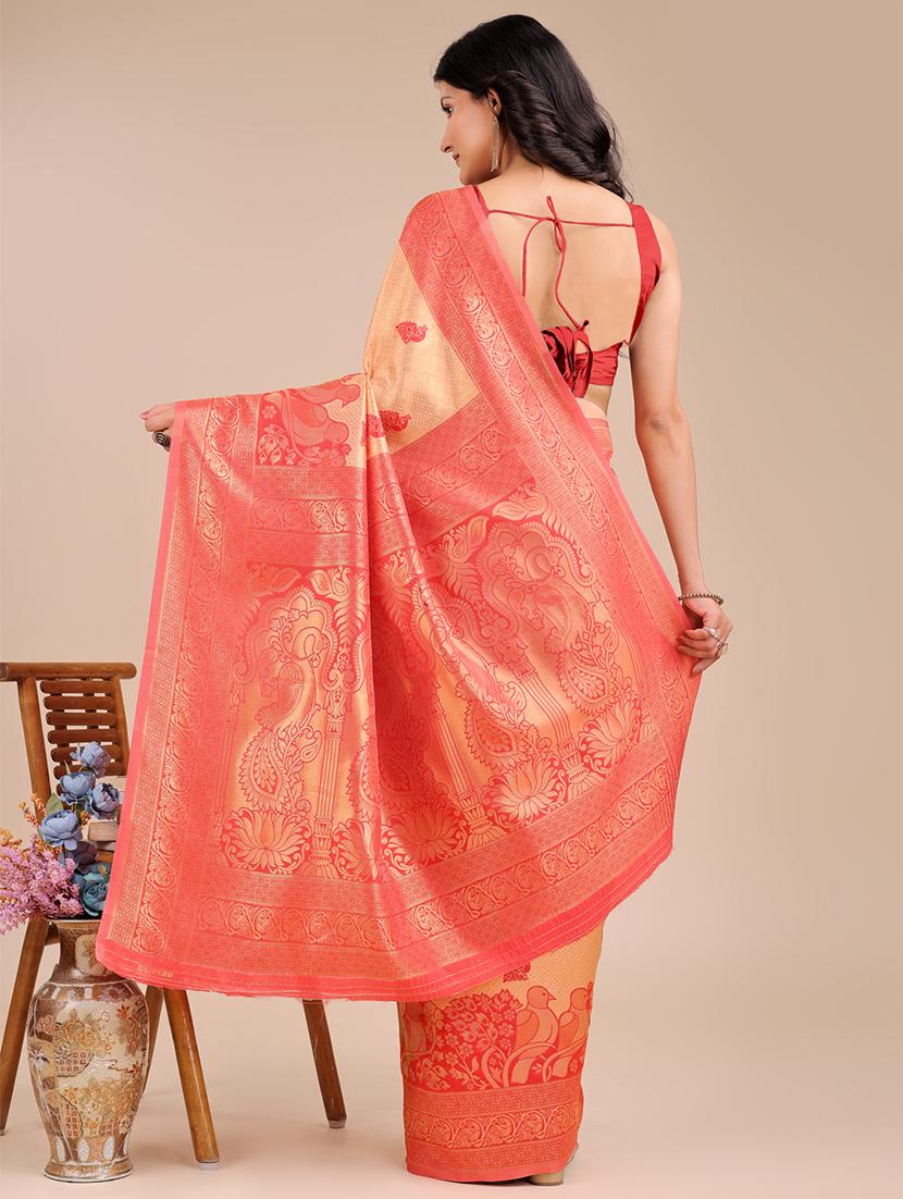 women self design banarasi saree with blouse - 21924616 -  Standard Image - 1