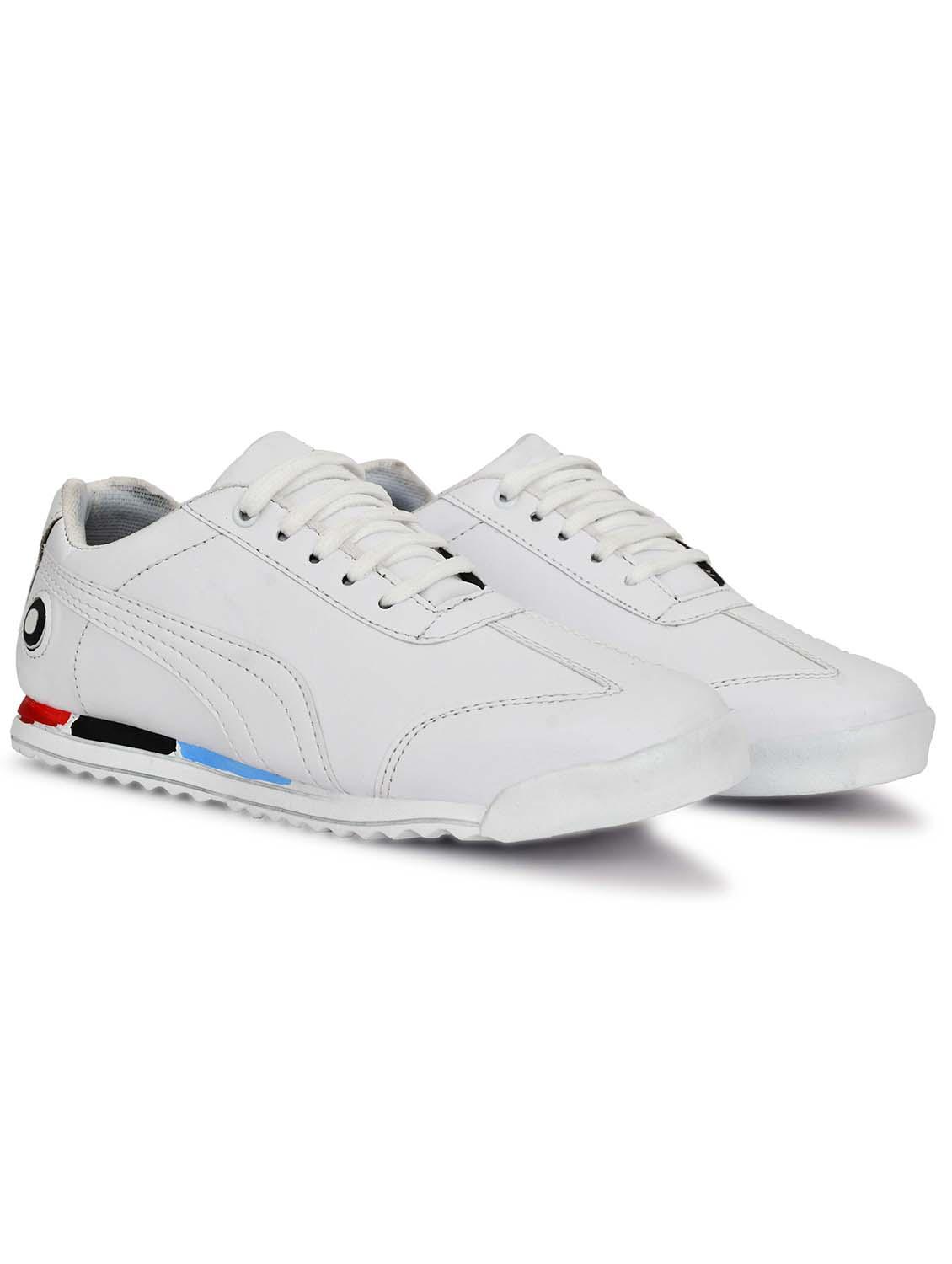 men white solid lace up sneaker - 21924668 - Standard Image - 1