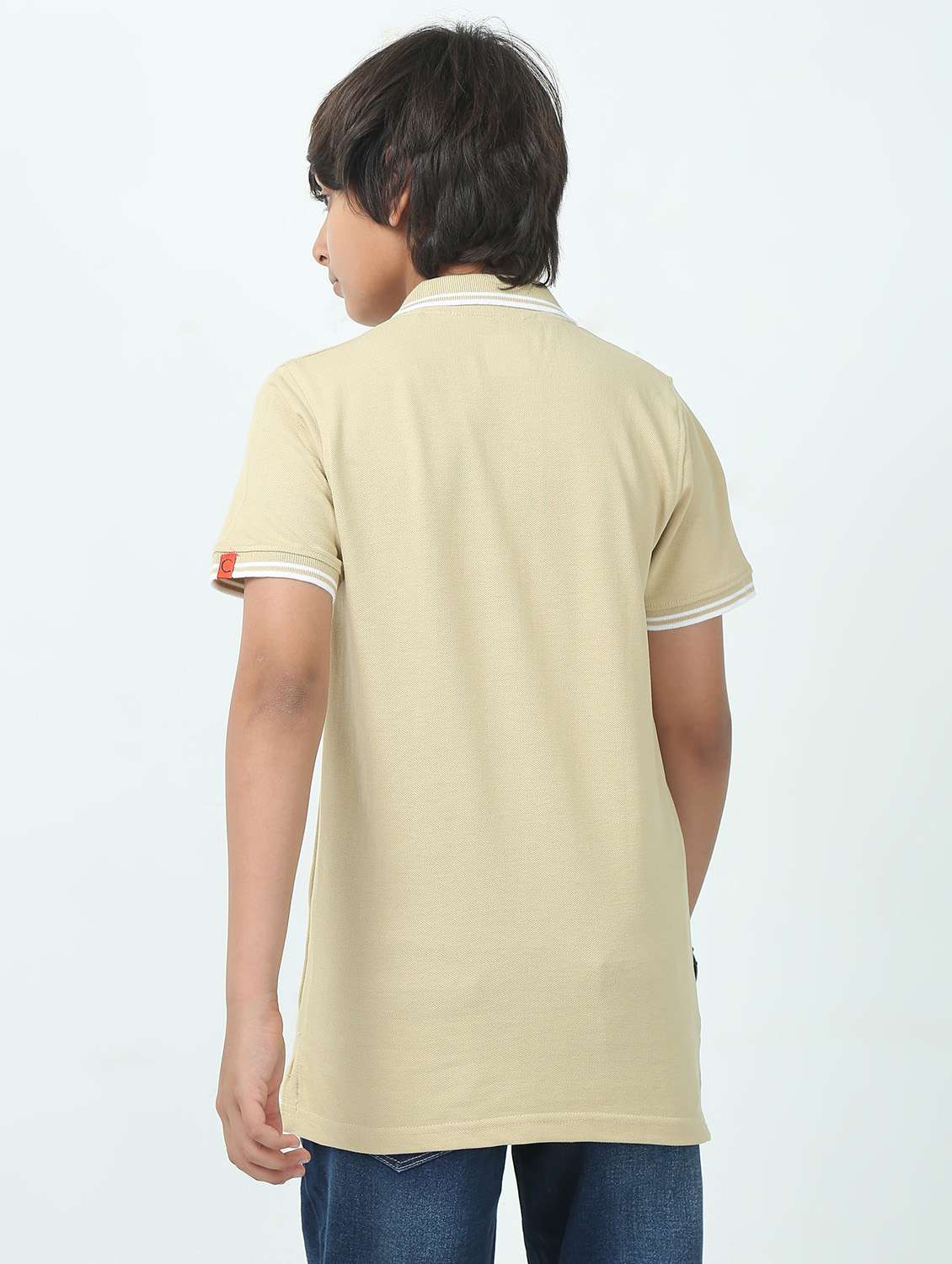 boys solid short sleeve polo t-shirt - 21924842 - Standard Image - 4