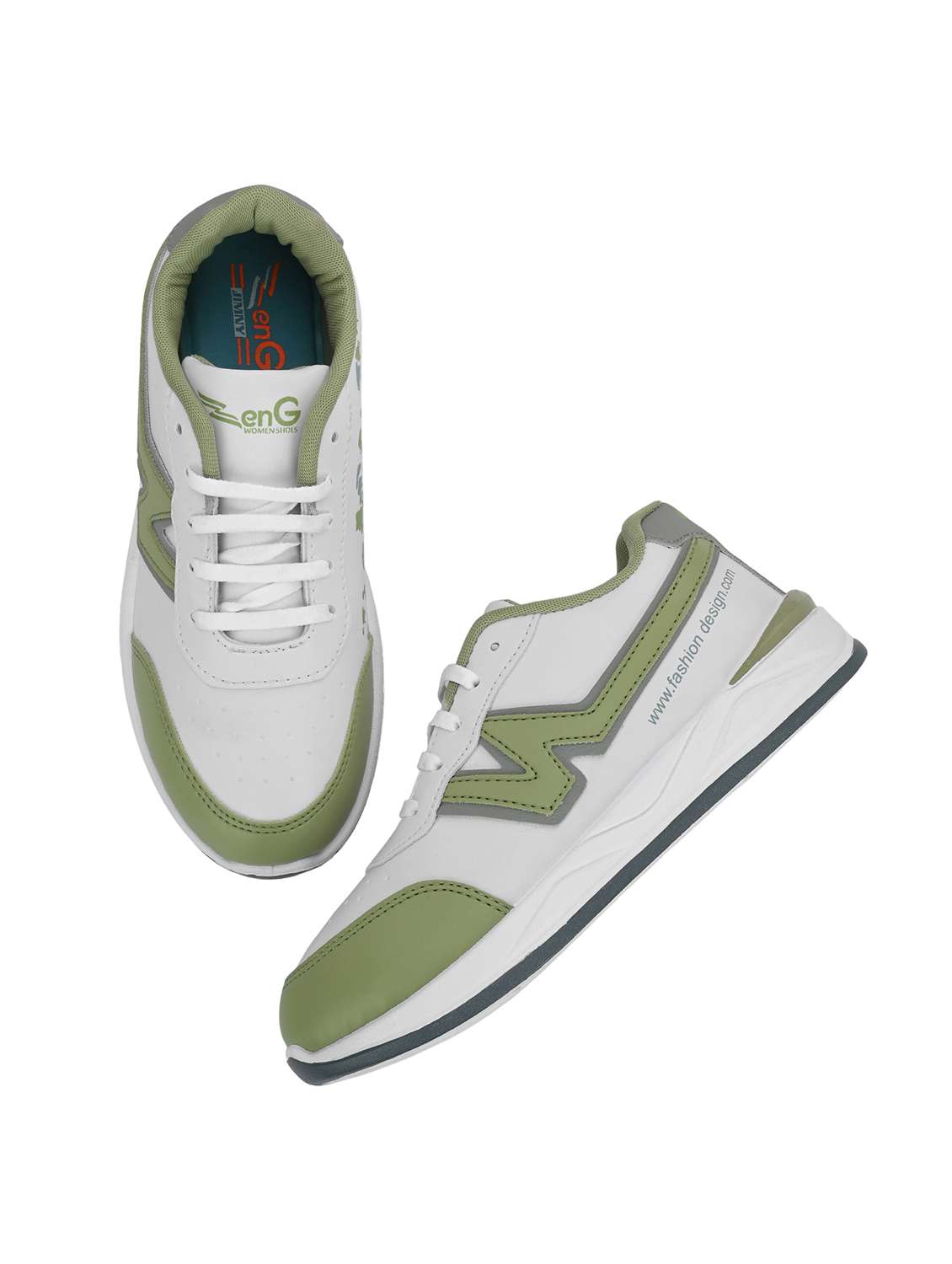 women color block lace-up casual shoe - 21925066 -  Standard Image - 4