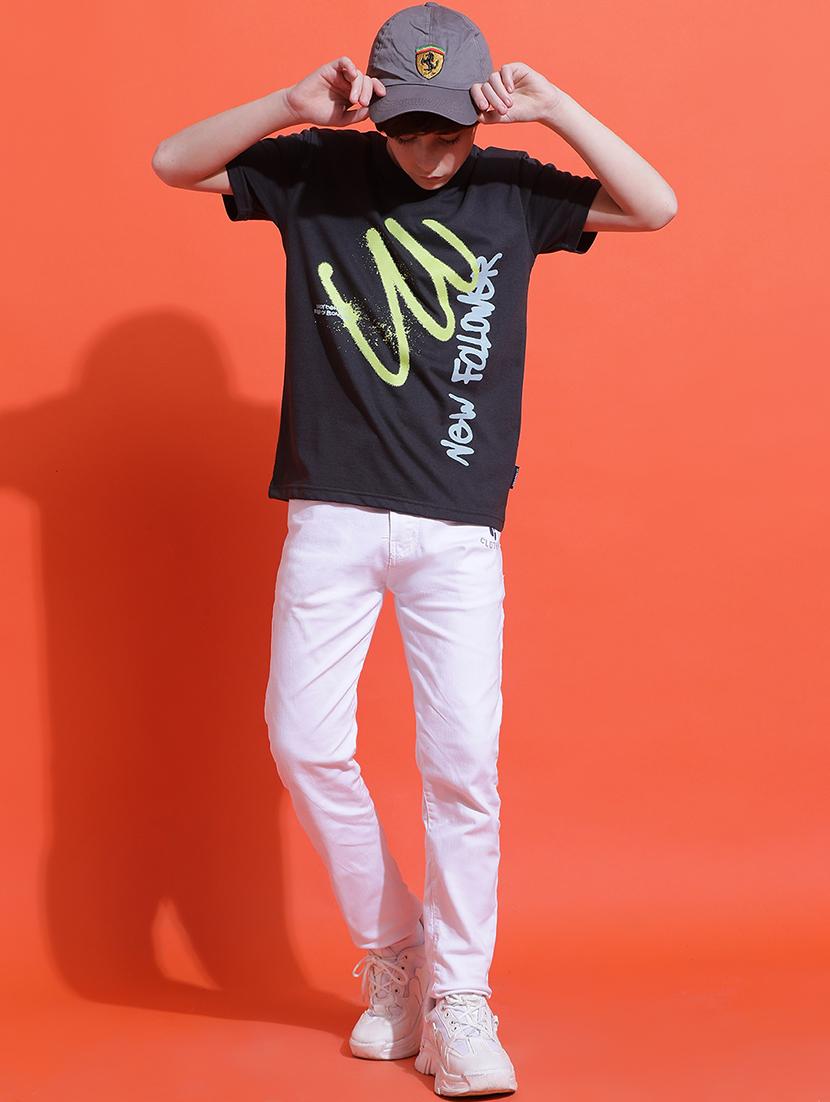 boys printed round neck casual t-shirt - 21925482 - Standard Image - 4