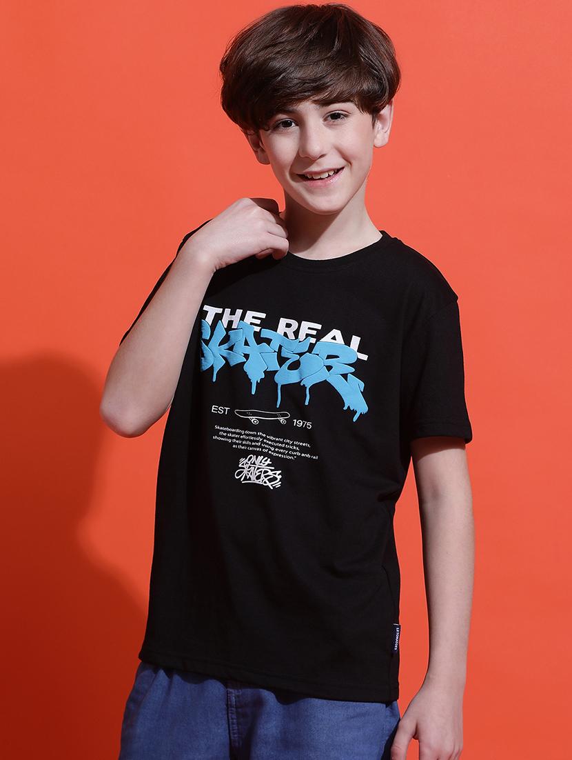 boys printed short sleeve regular fit t-shirt - 21925484 -  Standard Image - 1