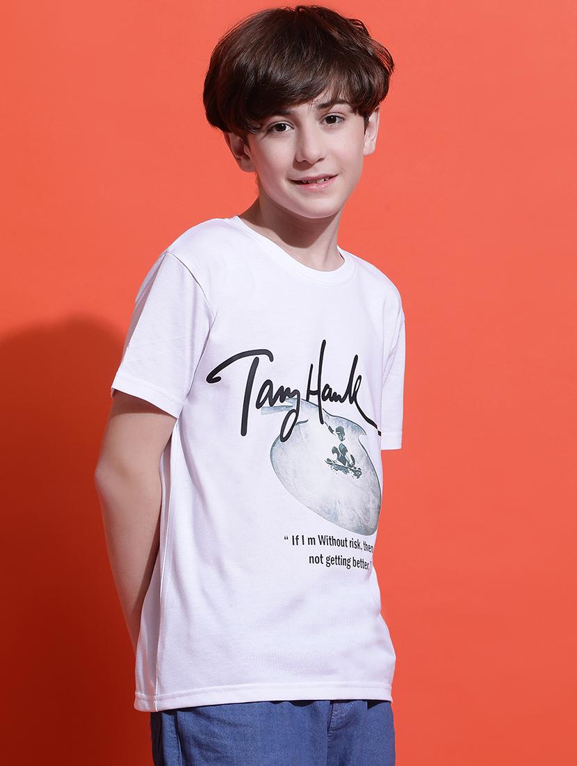 boys printed short sleeve regular fit t-shirt - 21925485 - Standard Image - 1