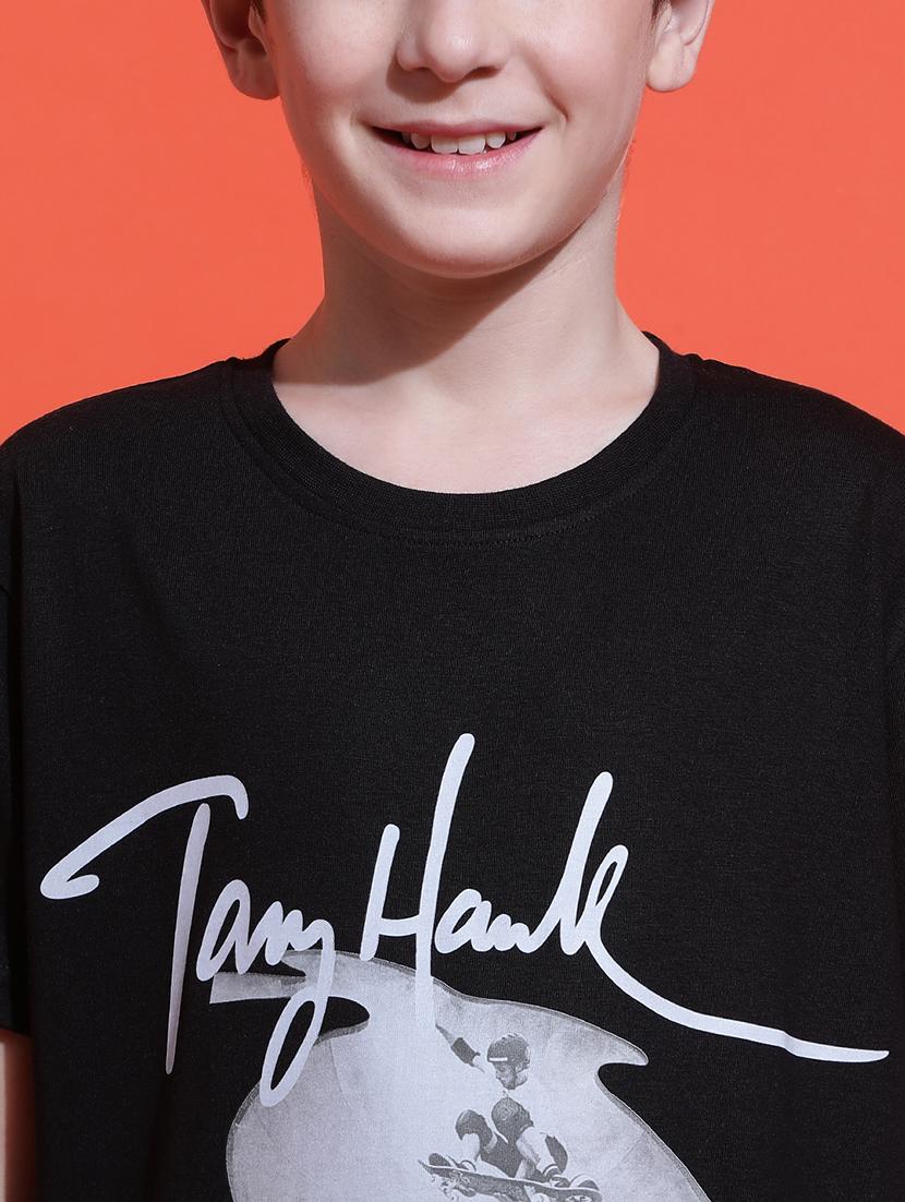 boys typographic print short sleeve regular fit t-shirt - 21925486 - Standard Image - 4