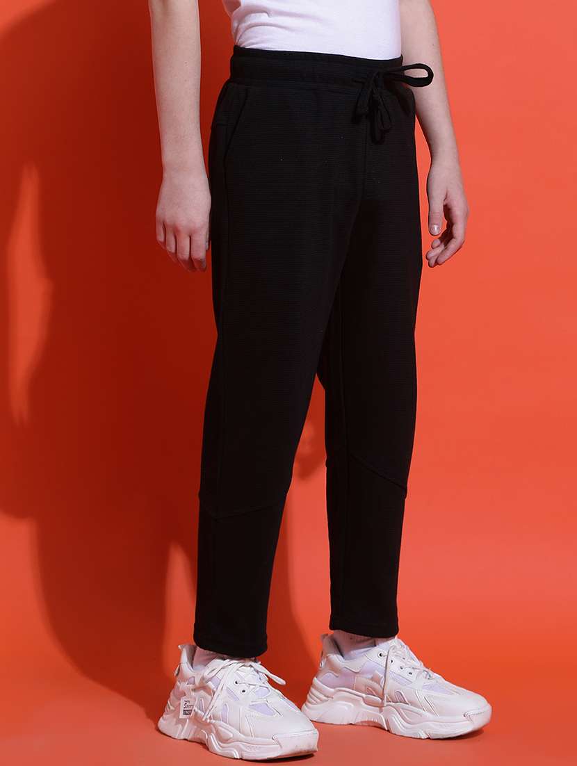 black cotton blend track wear - 21925492 -  Standard Image - 1
