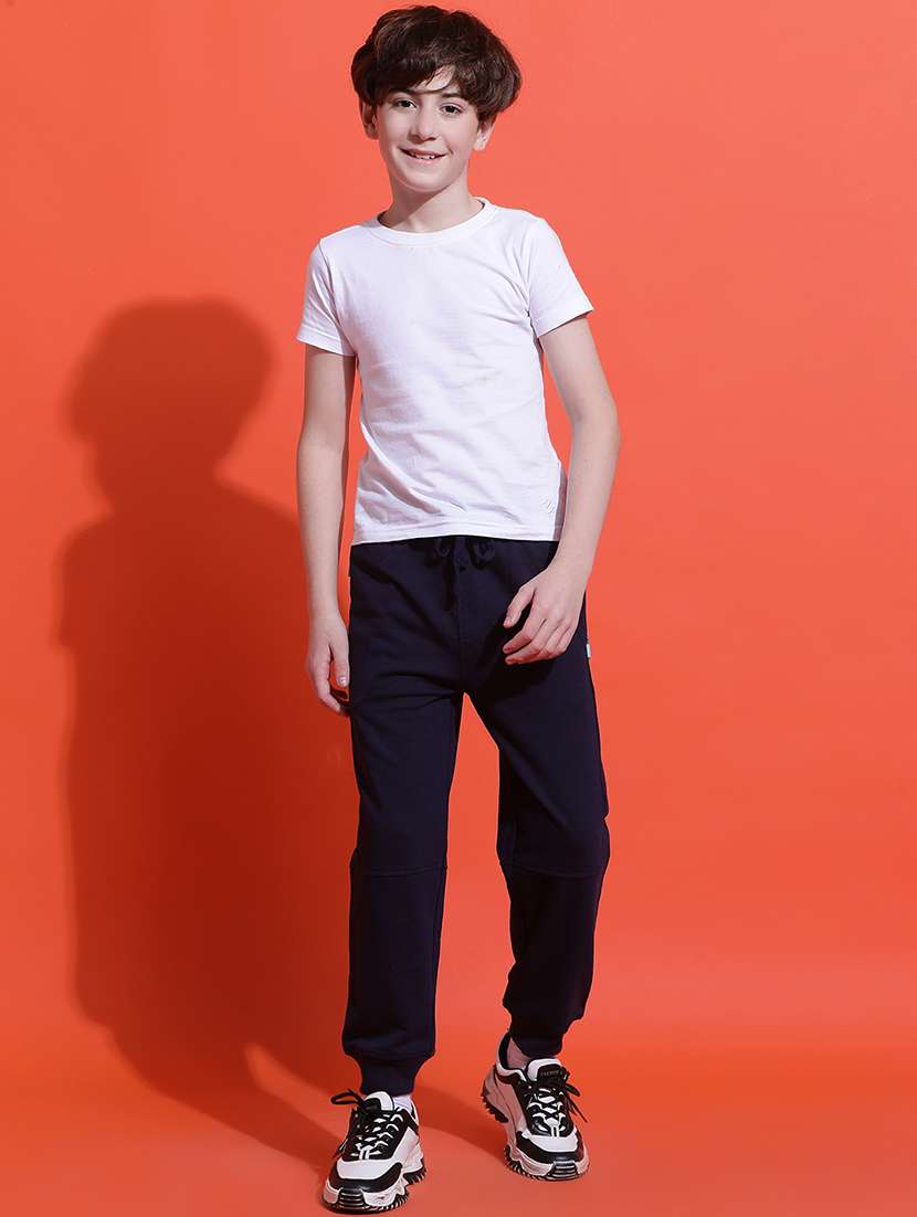 boys solid mid rise jogger - 21925494 -  Standard Image - 4