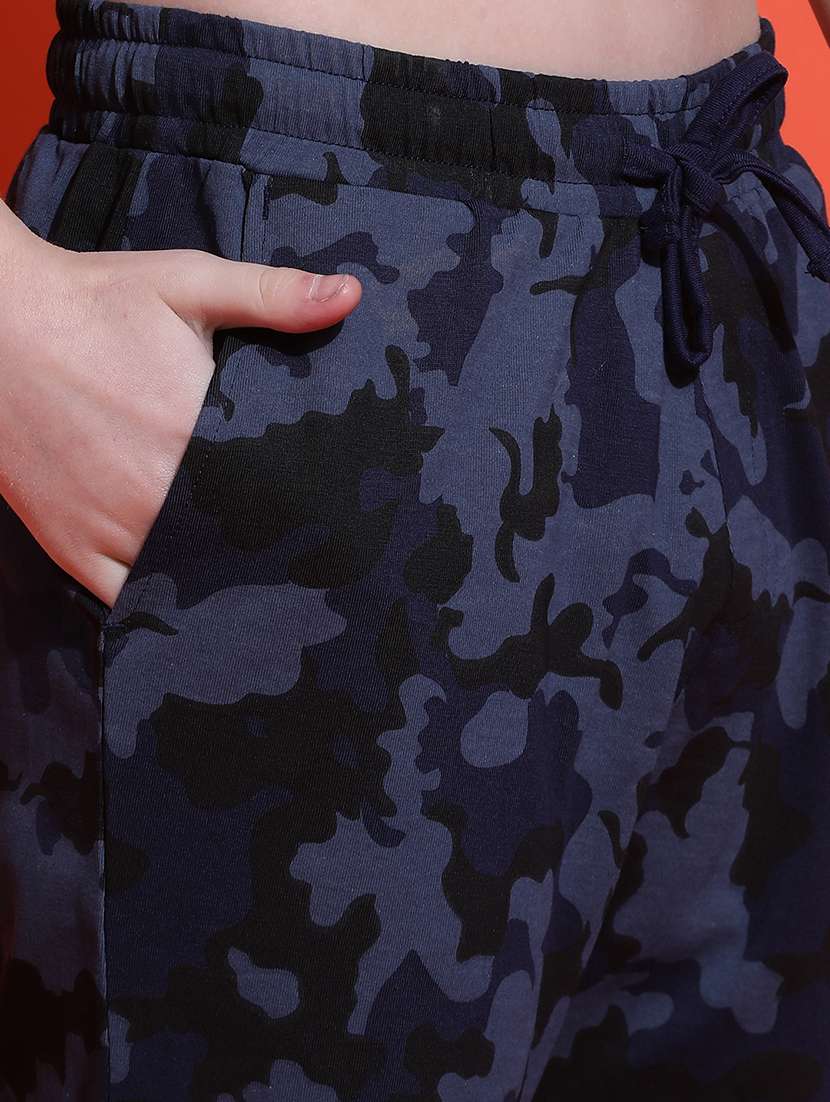 boys camouflage printed shirt and shorts nightwear set - 21925502 -  Standard Image - 6