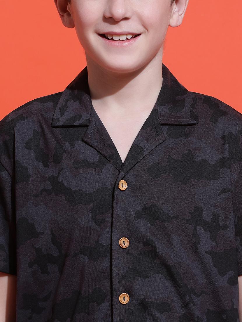 boys camouflage print nightwear shorts set - 21925503 - Standard Image - 6