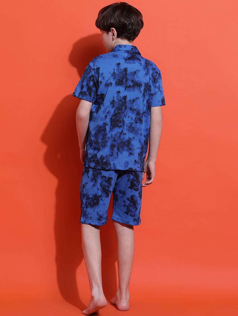boys camouflage print nightwear shorts set - 21925504 - Standard Image - 4