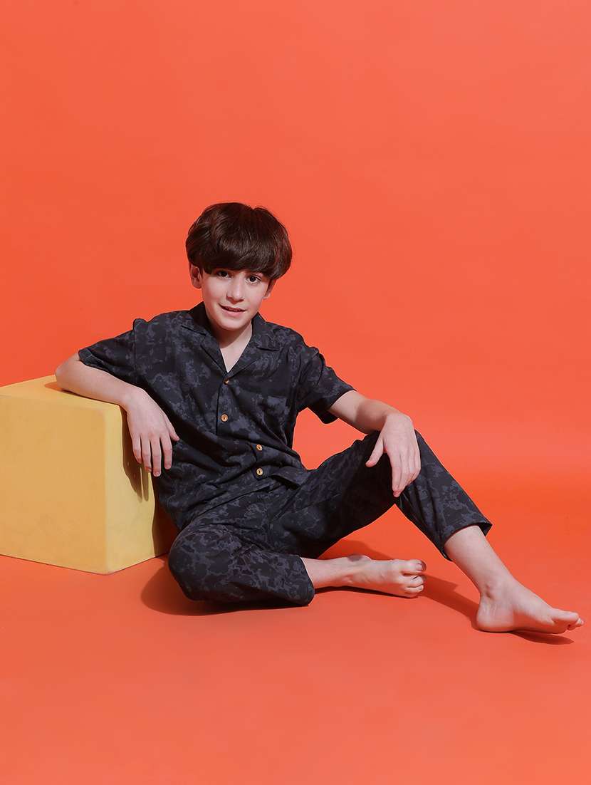 boys camouflage print nightwear pyjama set - 21925510 -  Standard Image - 6