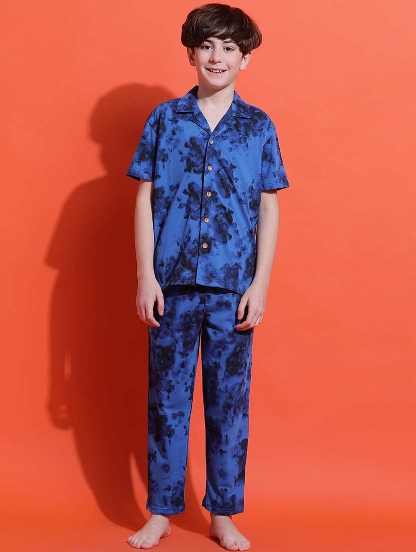 boys camouflage print nightwear pyjama set - 21925511 -  Standard Image - 1