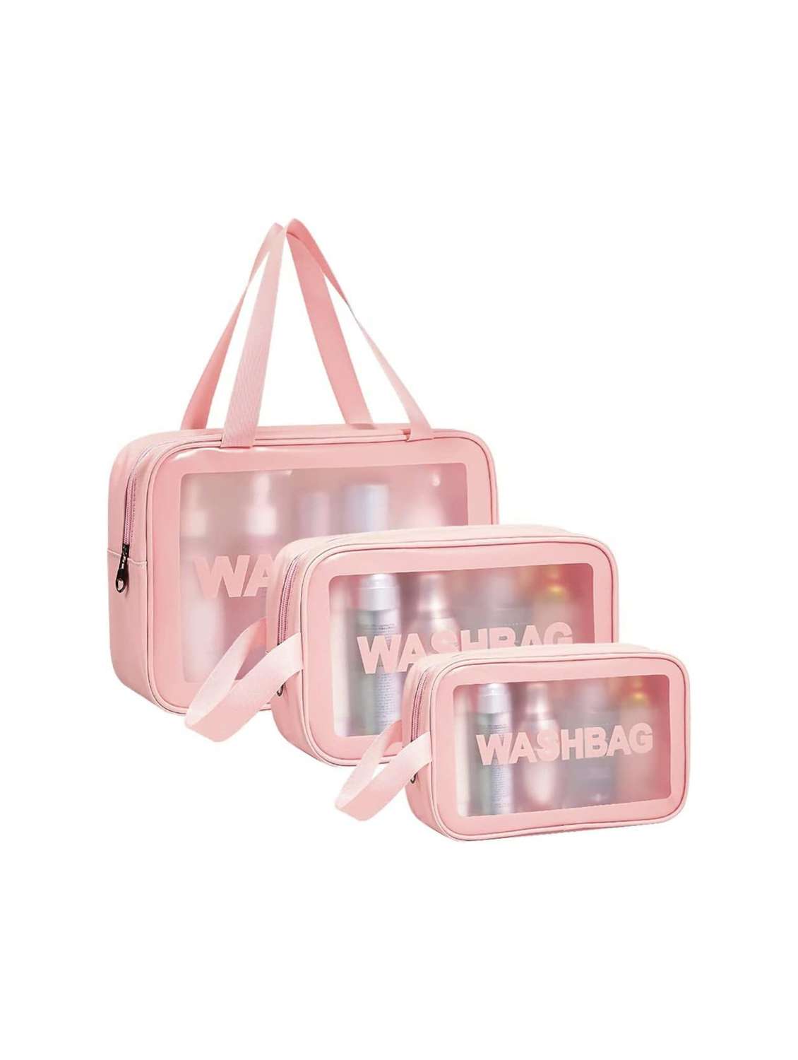  mojilla three-piece set of transparent pouch