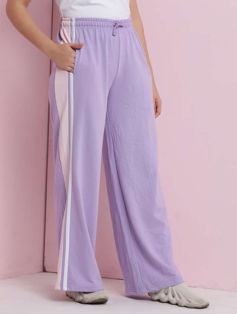 girls tapered high rise track pant  - 21925728 -  Standard Image - 1