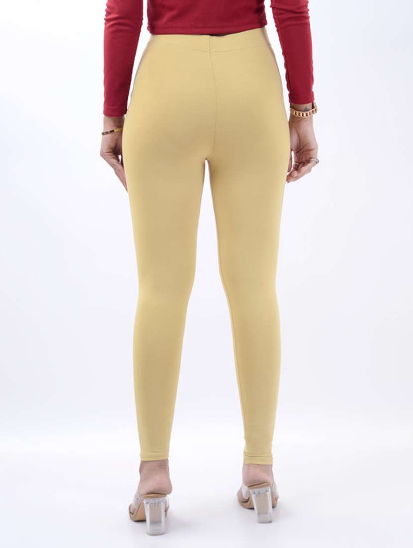 women solid mid rise ankle length legging - 21925793 -  Standard Image - 4