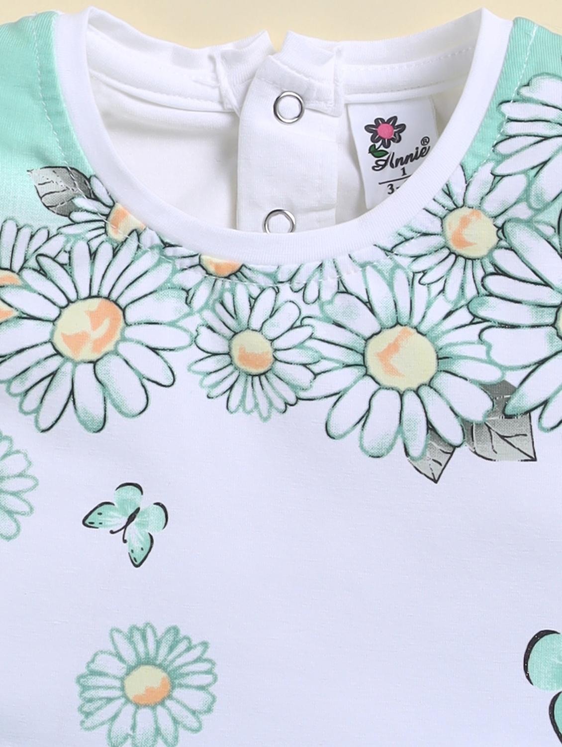 girls printed round neck frock with bloomer - 21925808 - Standard Image - 4