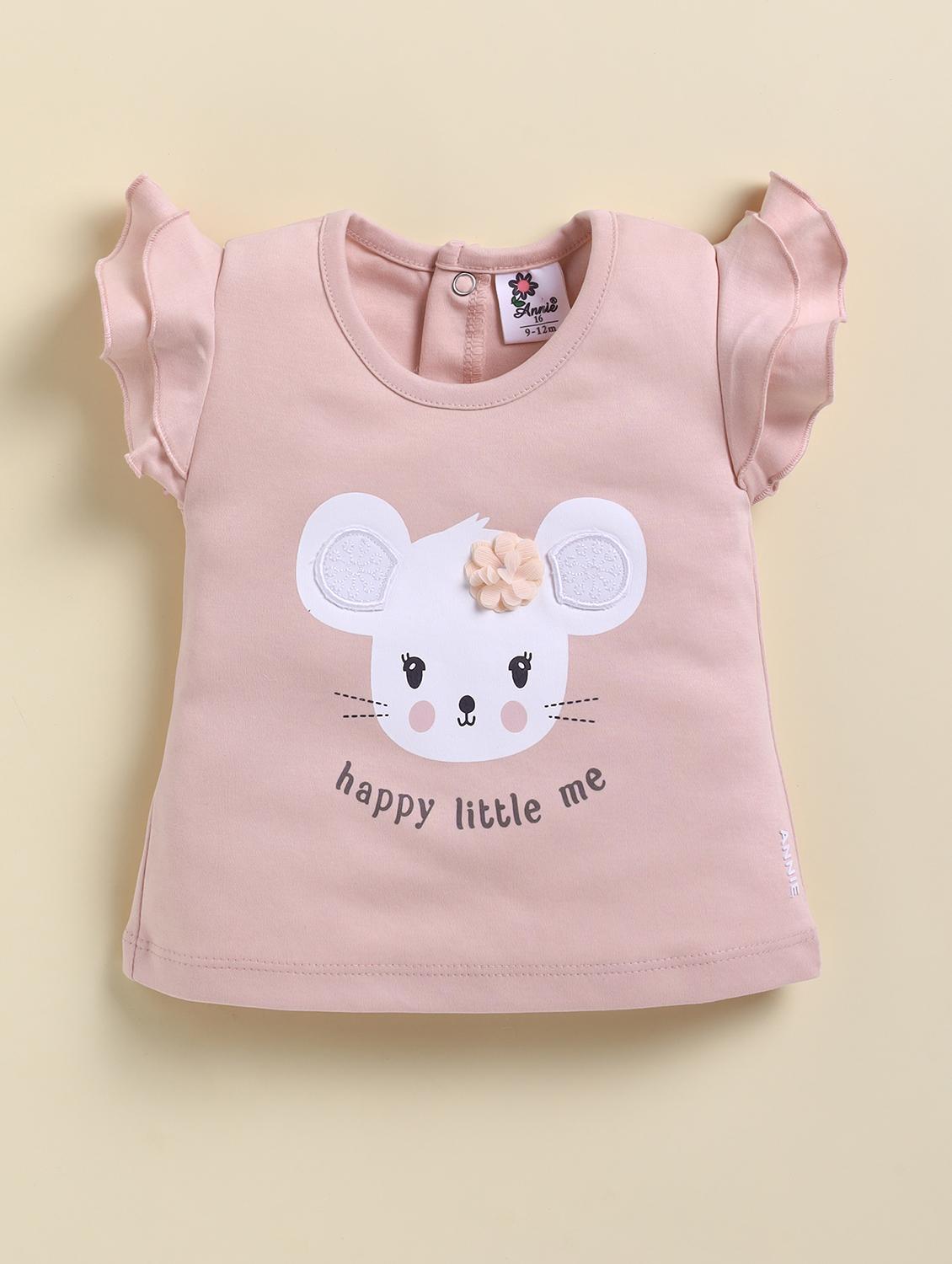 girls printed round neck shorts set - 21925811 -  Standard Image - 1