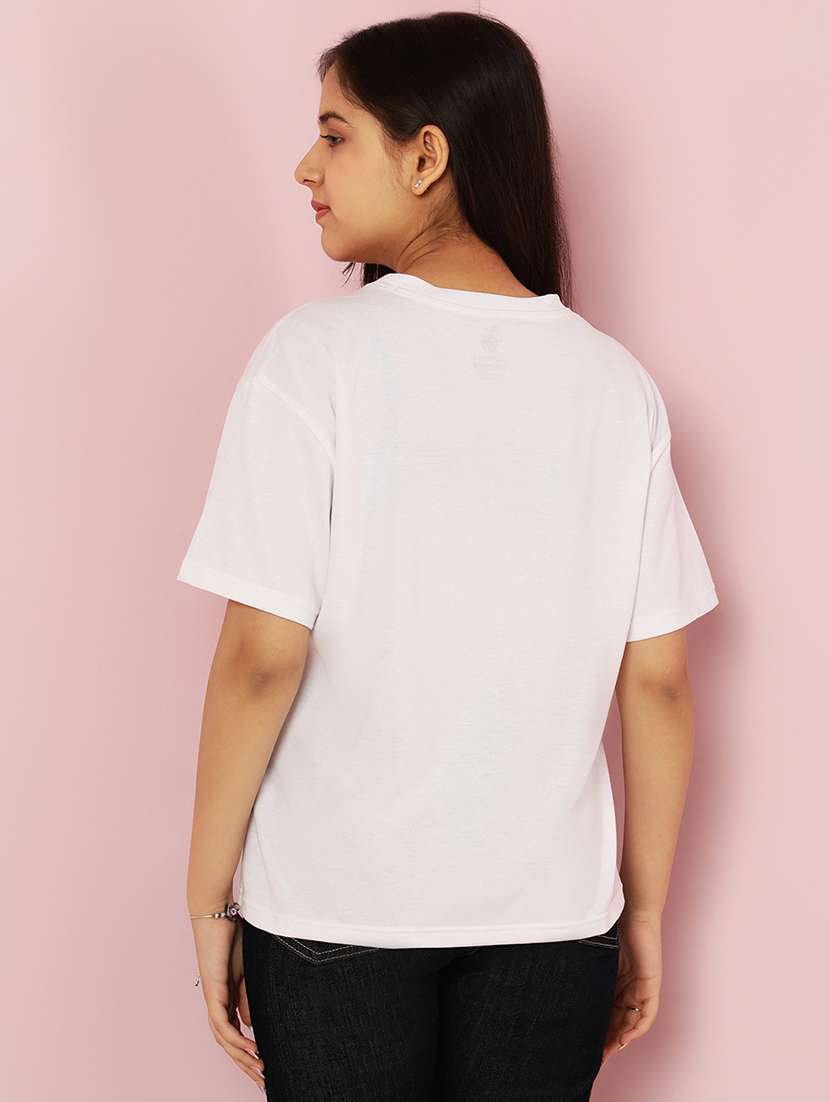 girls printed short sleeve tee - 21925822 - Standard Image - 4