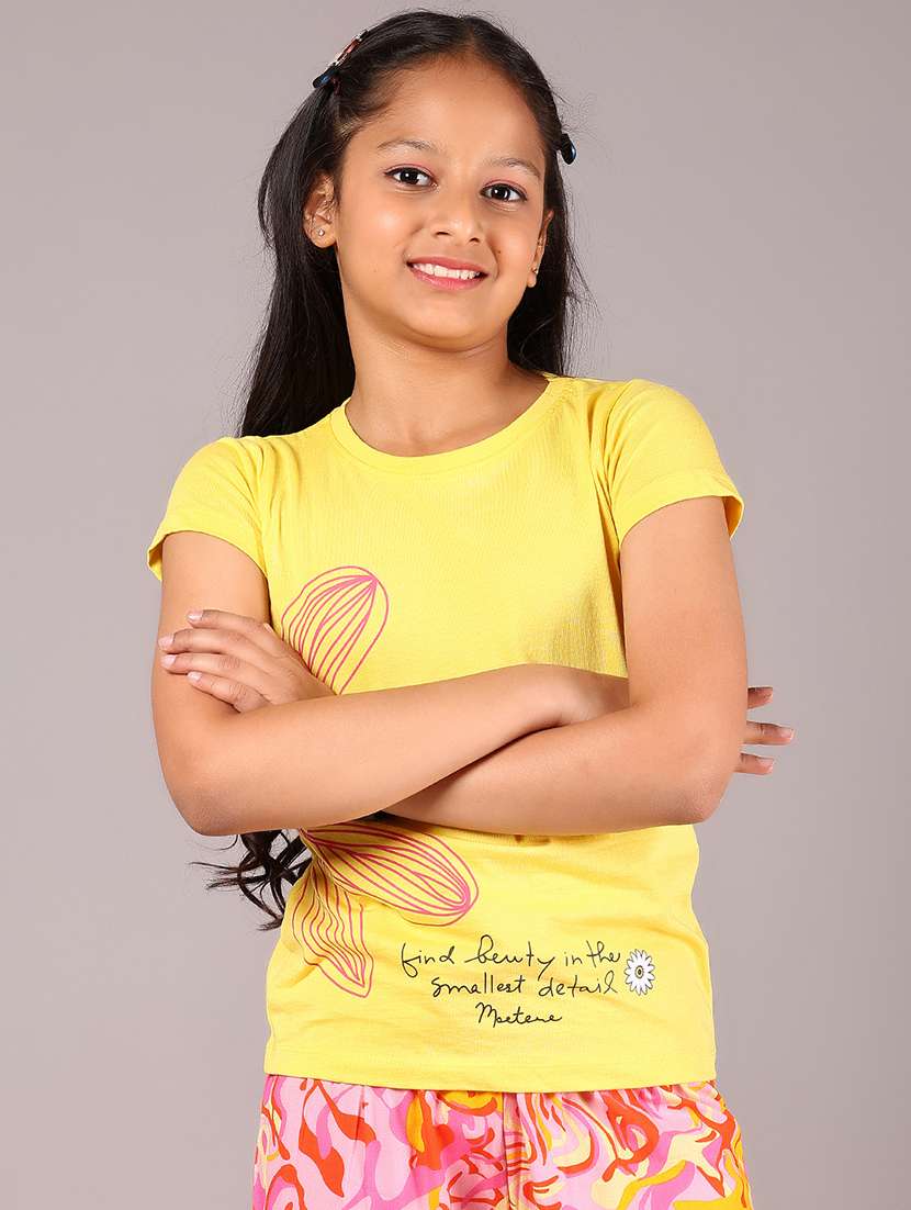 girls printed short sleeve tee - 21925938 -  Standard Image - 1