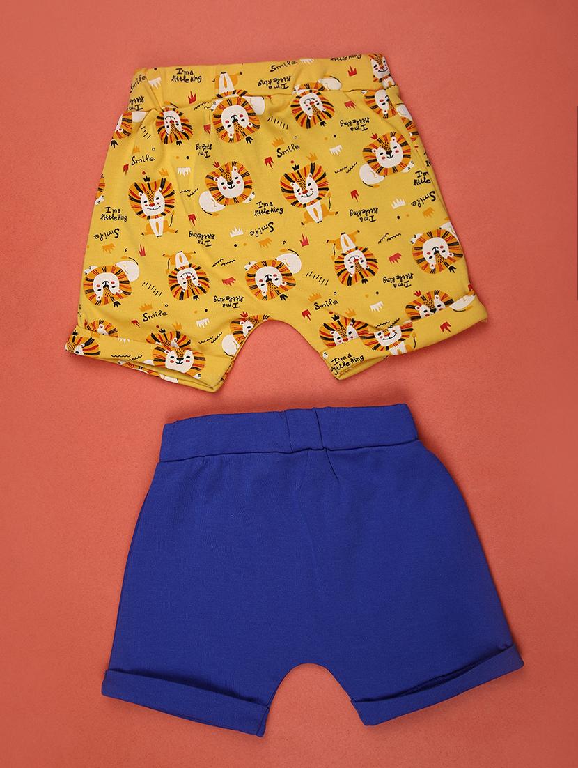 kids pack of 2 printed mid rise shorts  - 21925967 -  Standard Image - 1