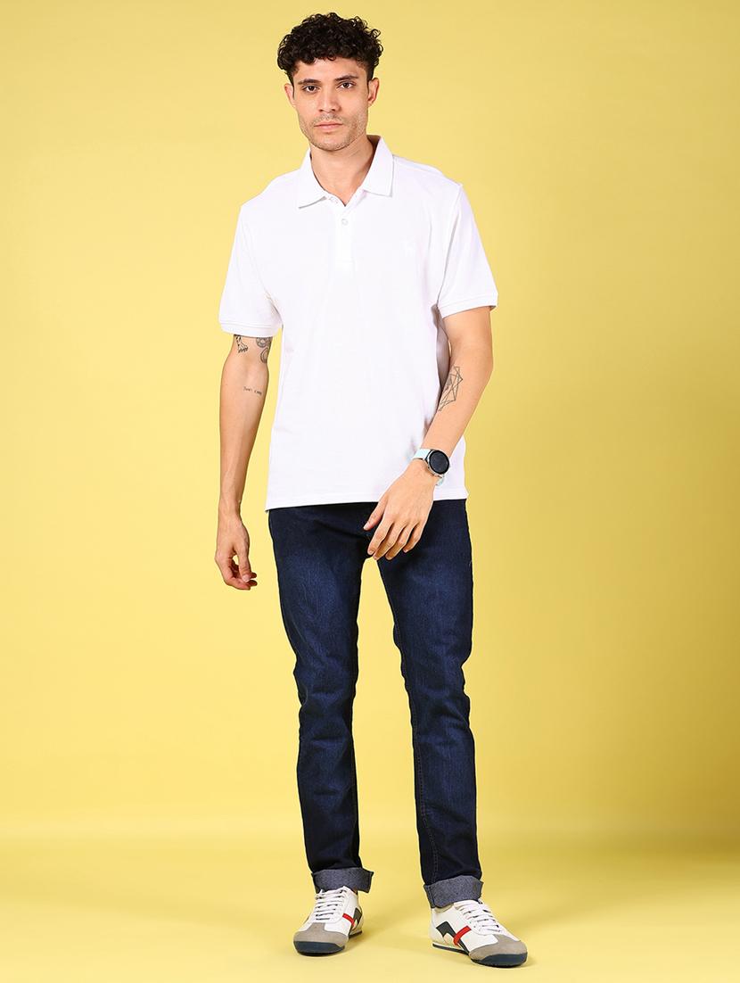 men solid short sleeve polo t-shirt - 21925999 - Standard Image - 4