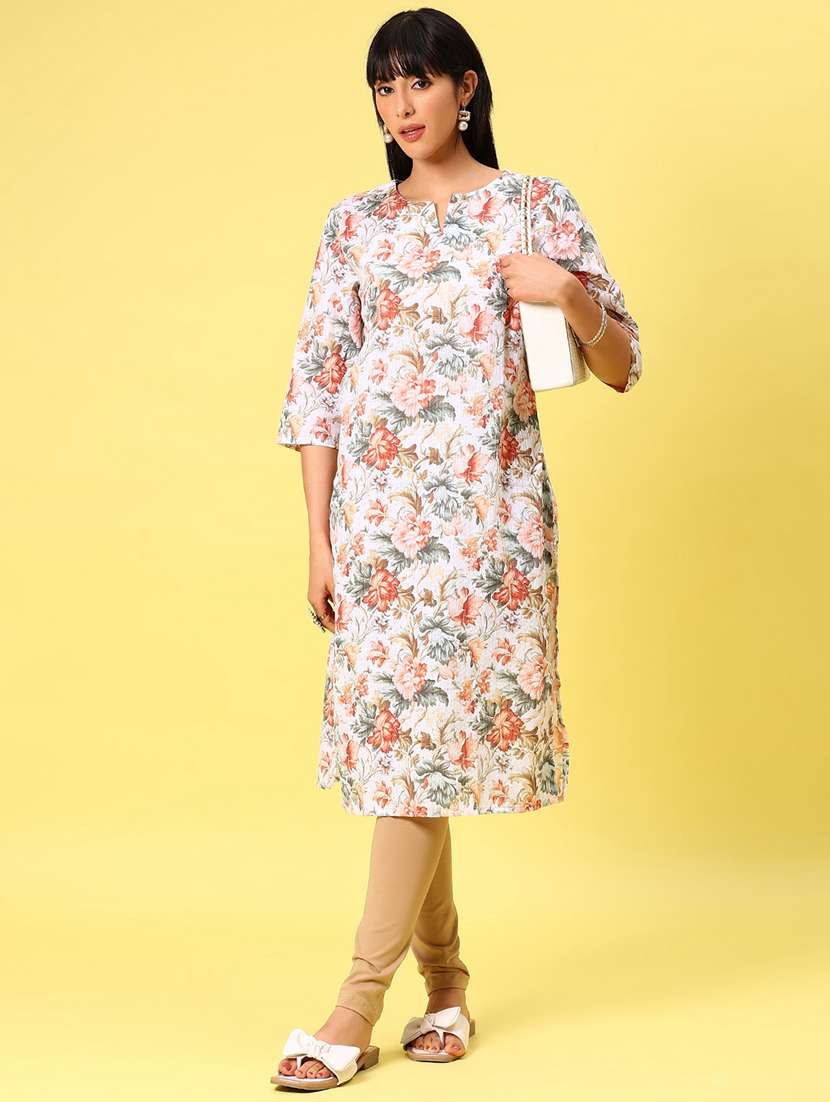 women solid mid rise full length churidar legging - 21926050 -  Standard Image - 4