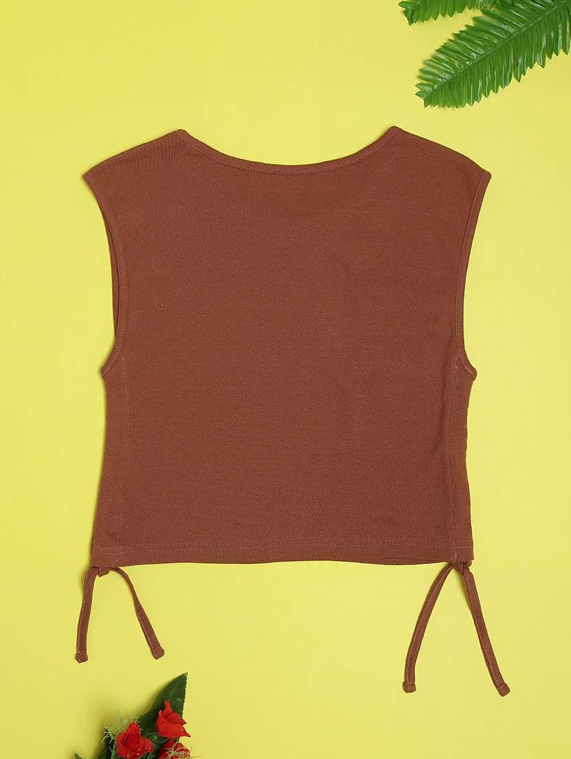 girls printed round neck tee - 21926177 -  Standard Image - 1