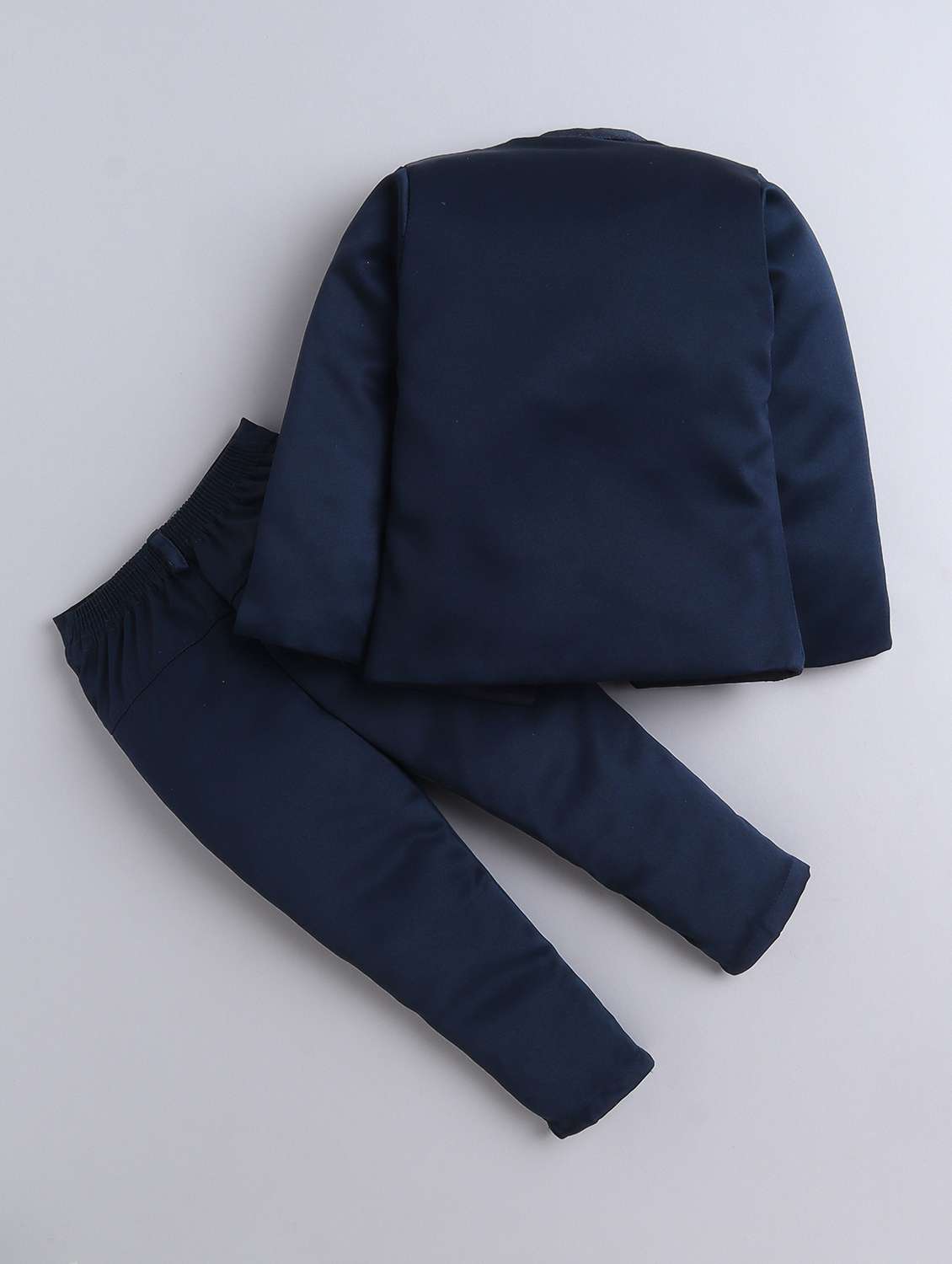 boys solid long sleeve three piece suit set - 21926683 -  Standard Image - 1