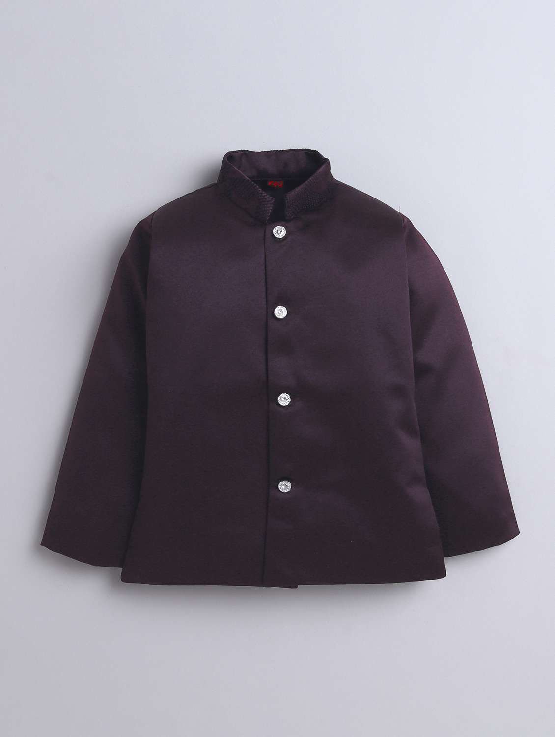 boys embroidered sherwani set with jacket - 21926689 - Standard Image - 1