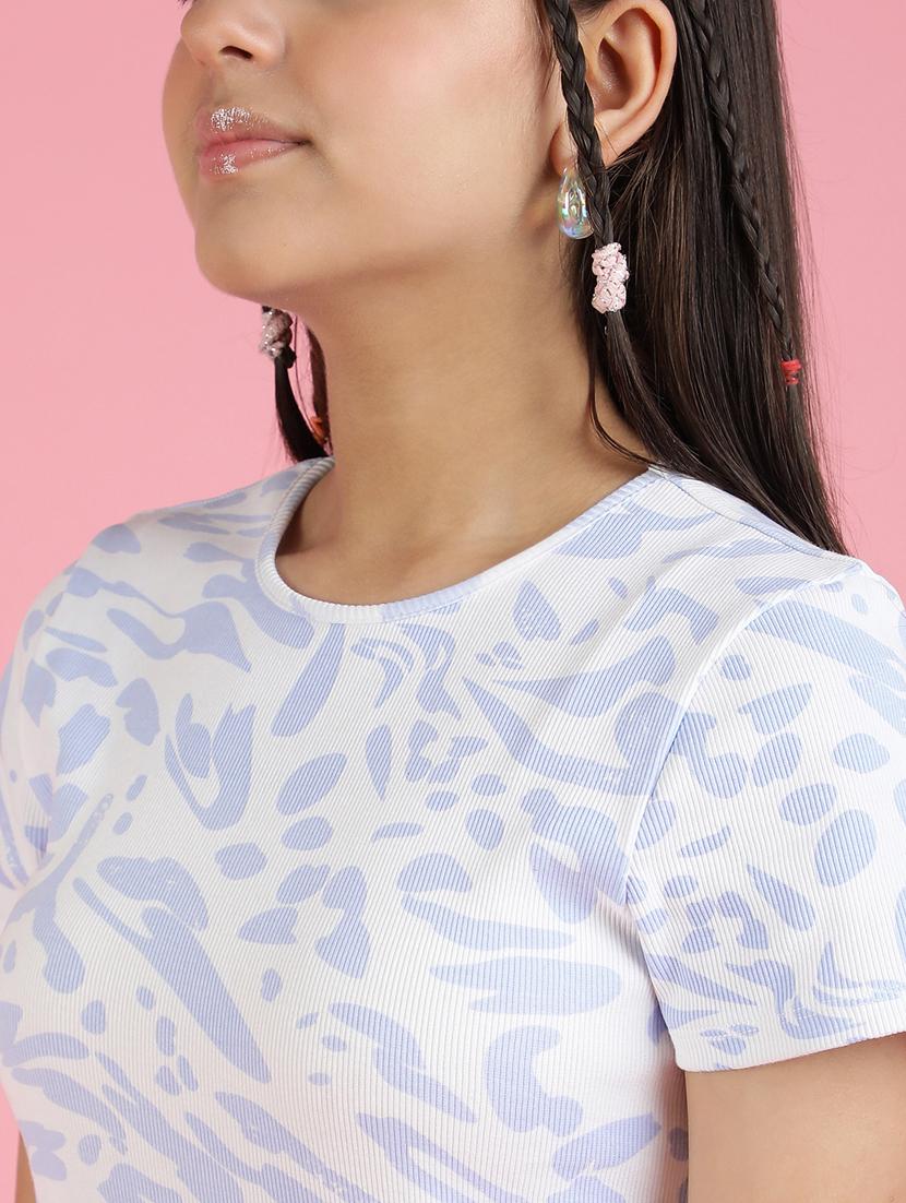 girls printed short sleeve bodycon dress - 21926802 - Standard Image - 4