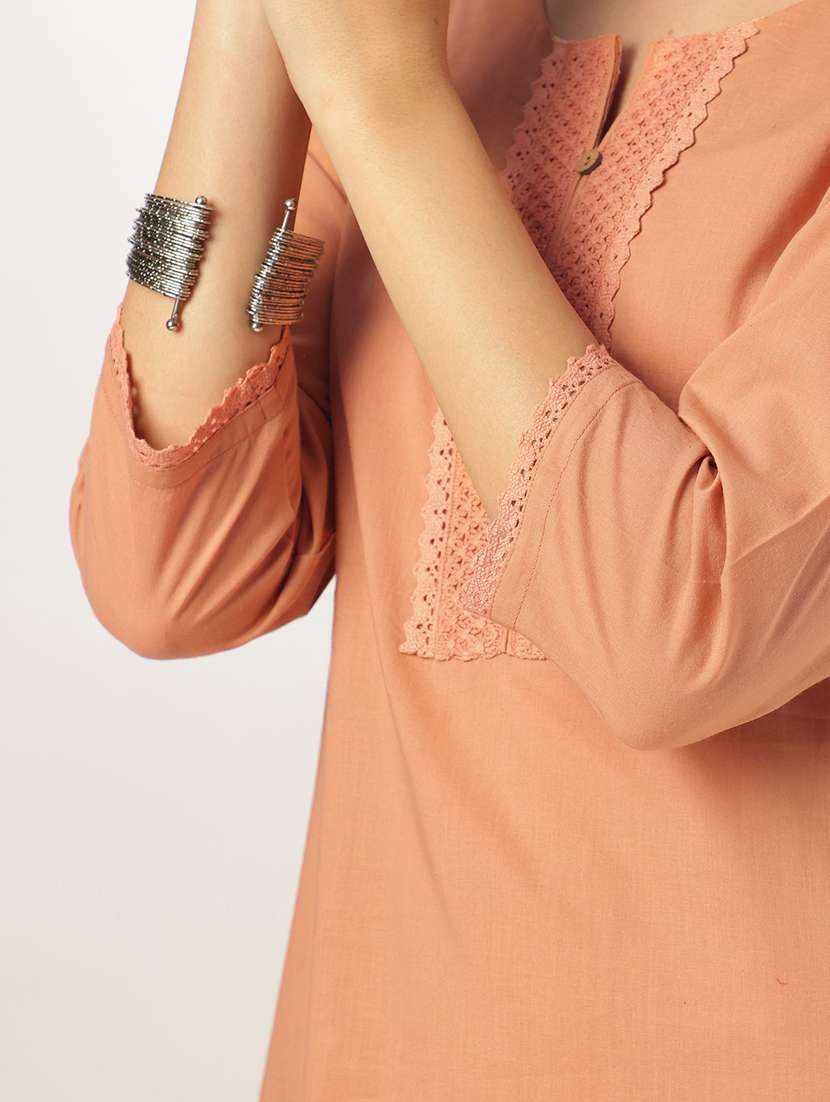 women three quarter sleeve kurta pant with dupatta set - 21926834 -  Standard Image - 6