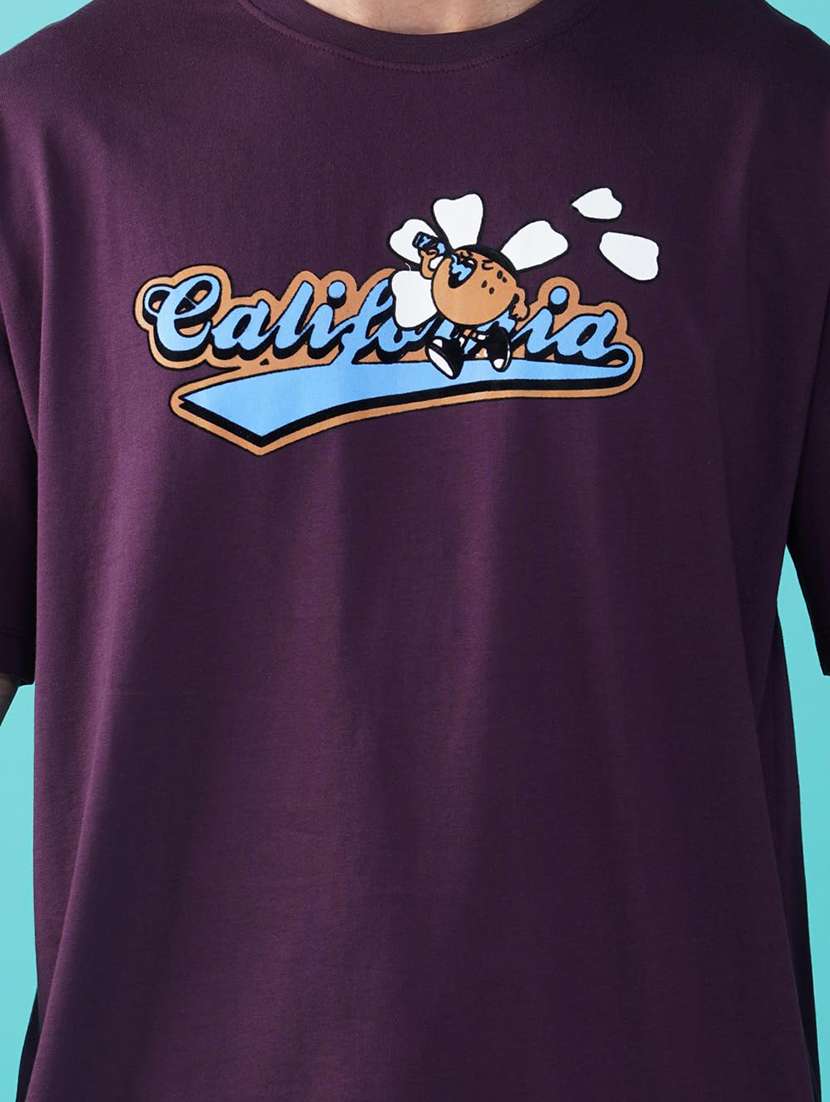 men printed short sleeves loose fit t-shirt - 21928060 -  Standard Image - 4