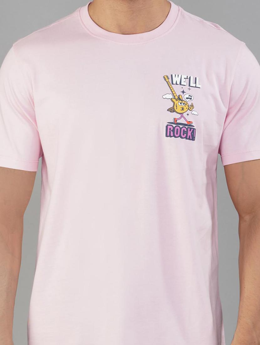 men printed short sleeves regular fit t-shirt - 21928062 - Standard Image - 4