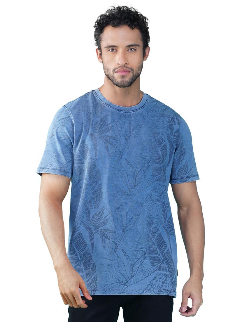 men printed short sleeves loose fit t-shirt - 21928106 -  Standard Image - 1