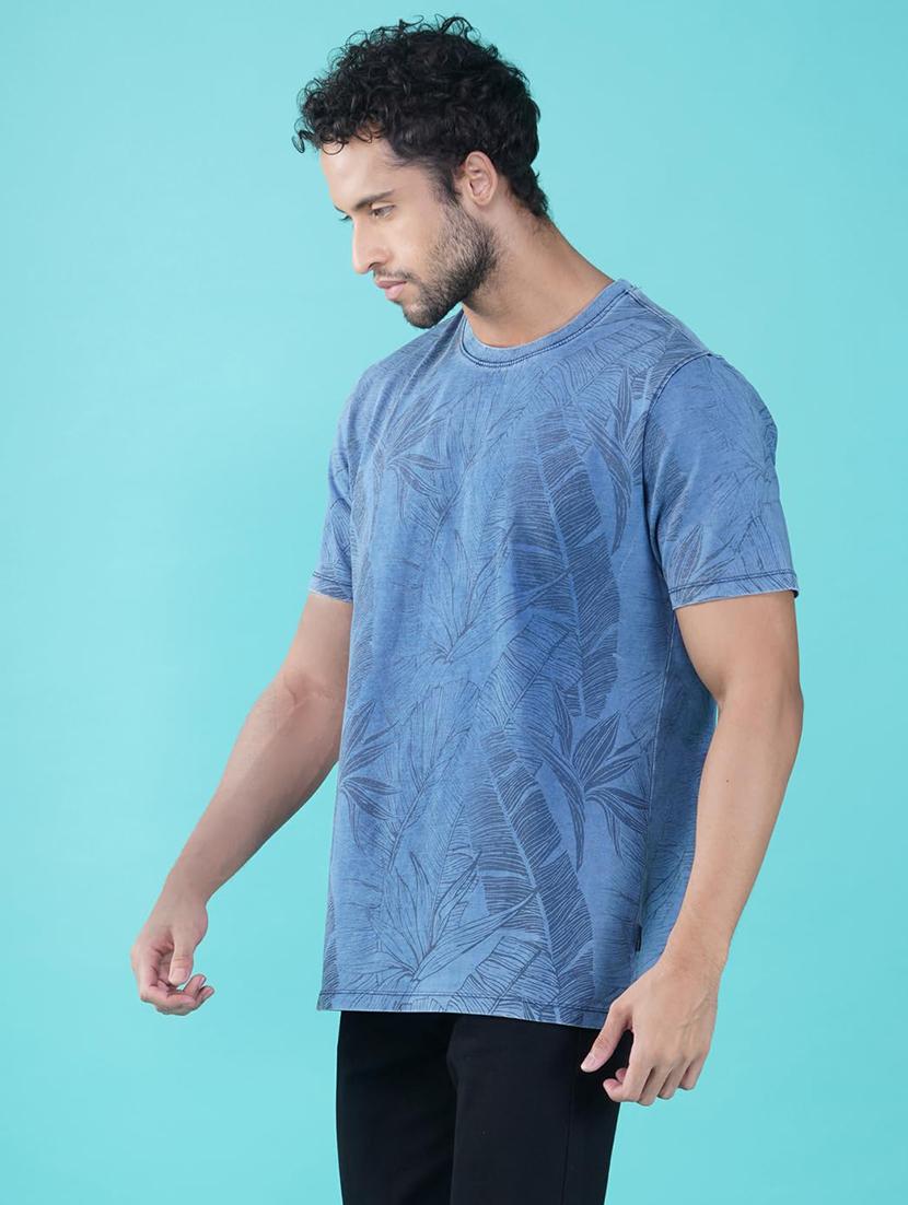 men printed short sleeves loose fit t-shirt - 21928106 - Standard Image - 4