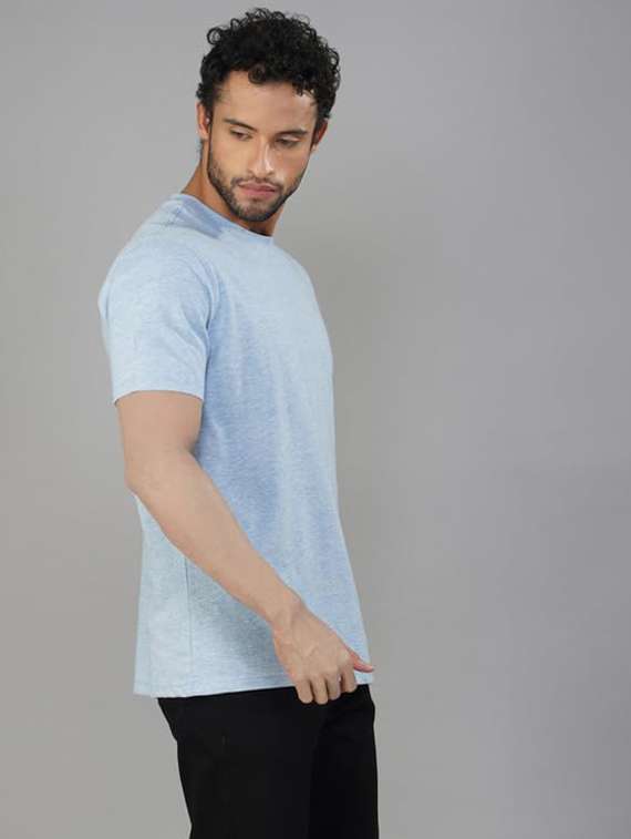 men solid short sleeves regular fit t-shirt - 21928107 -  Standard Image - 1
