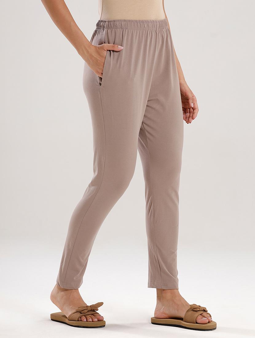 women solid mid rise ankle length legging - 21929590 - Standard Image - 1