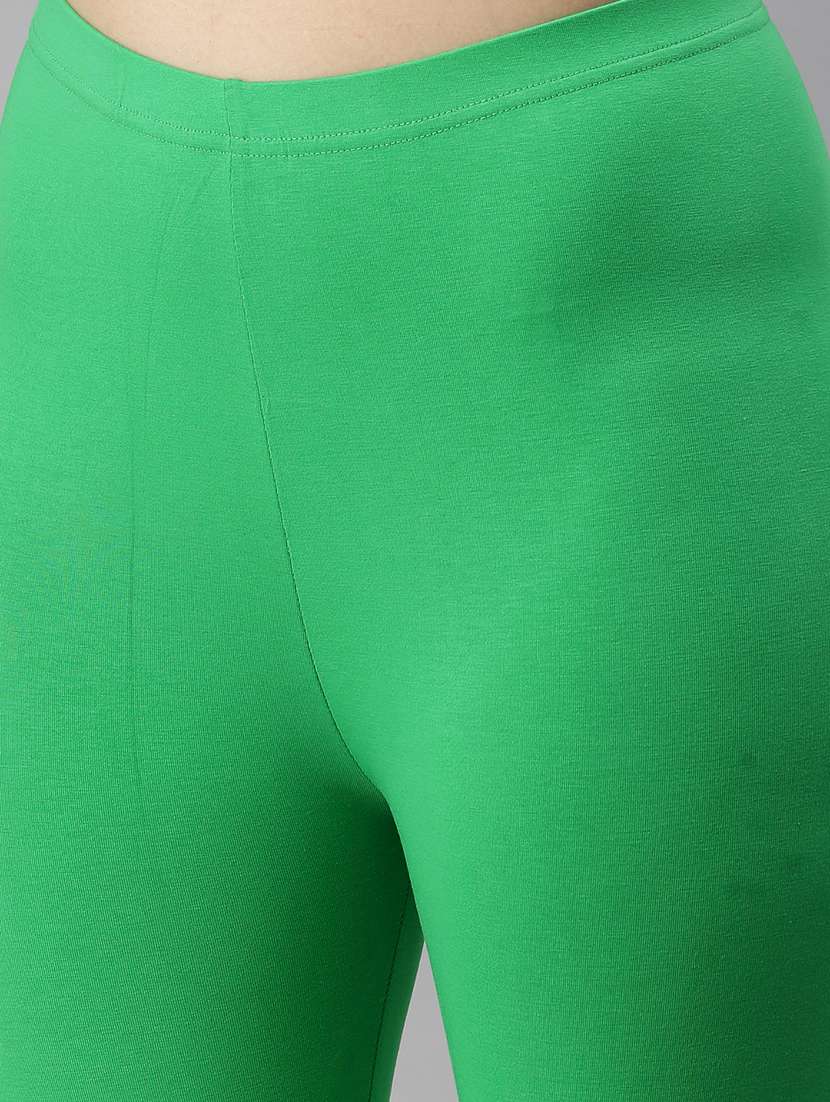 women solid mid rise full length legging - 21930316 -  Standard Image - 4
