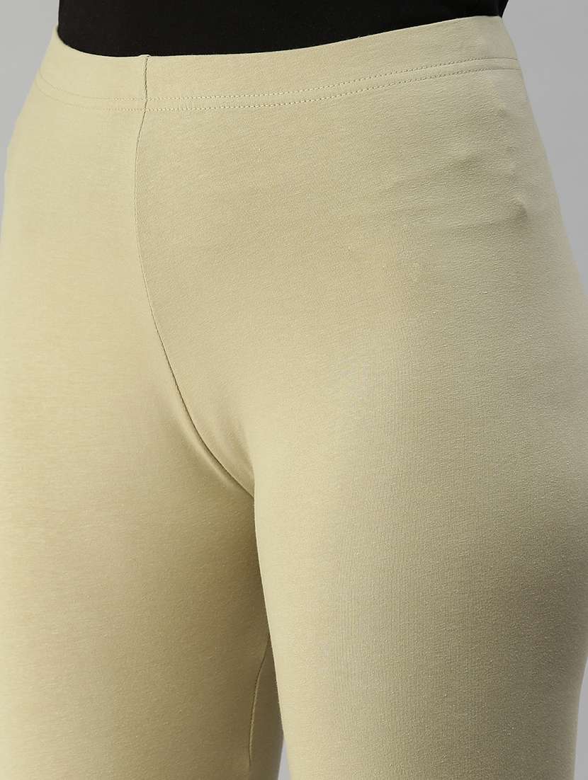 women solid mid rise ankle length legging - 21930341 -  Standard Image - 4