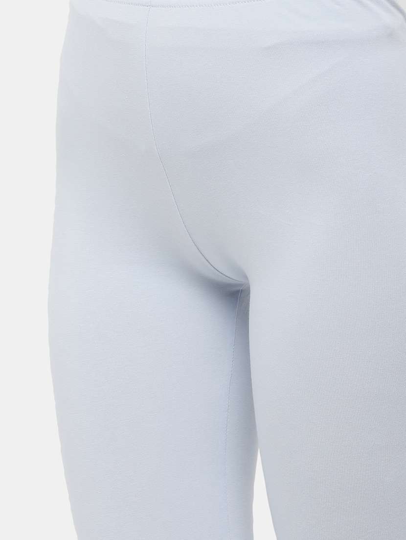 women solid mid rise ankle length legging - 21930350 -  Standard Image - 4