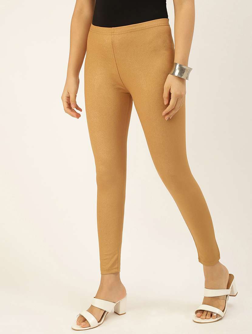 women solid mid rise ankle length legging - 21930355 -  Standard Image - 1