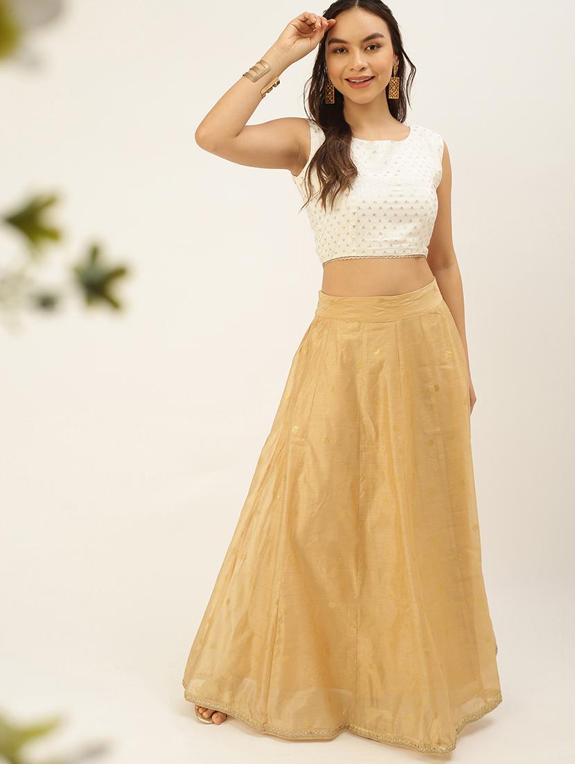 women off white sleeveless stitched blouse - 21930459 - Standard Image - 4