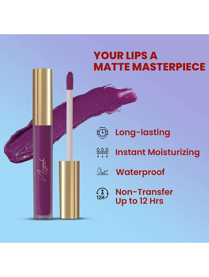 neyah luxe matte liquid lipstick (beige champagne) - 21930460 -  Standard Image - 4