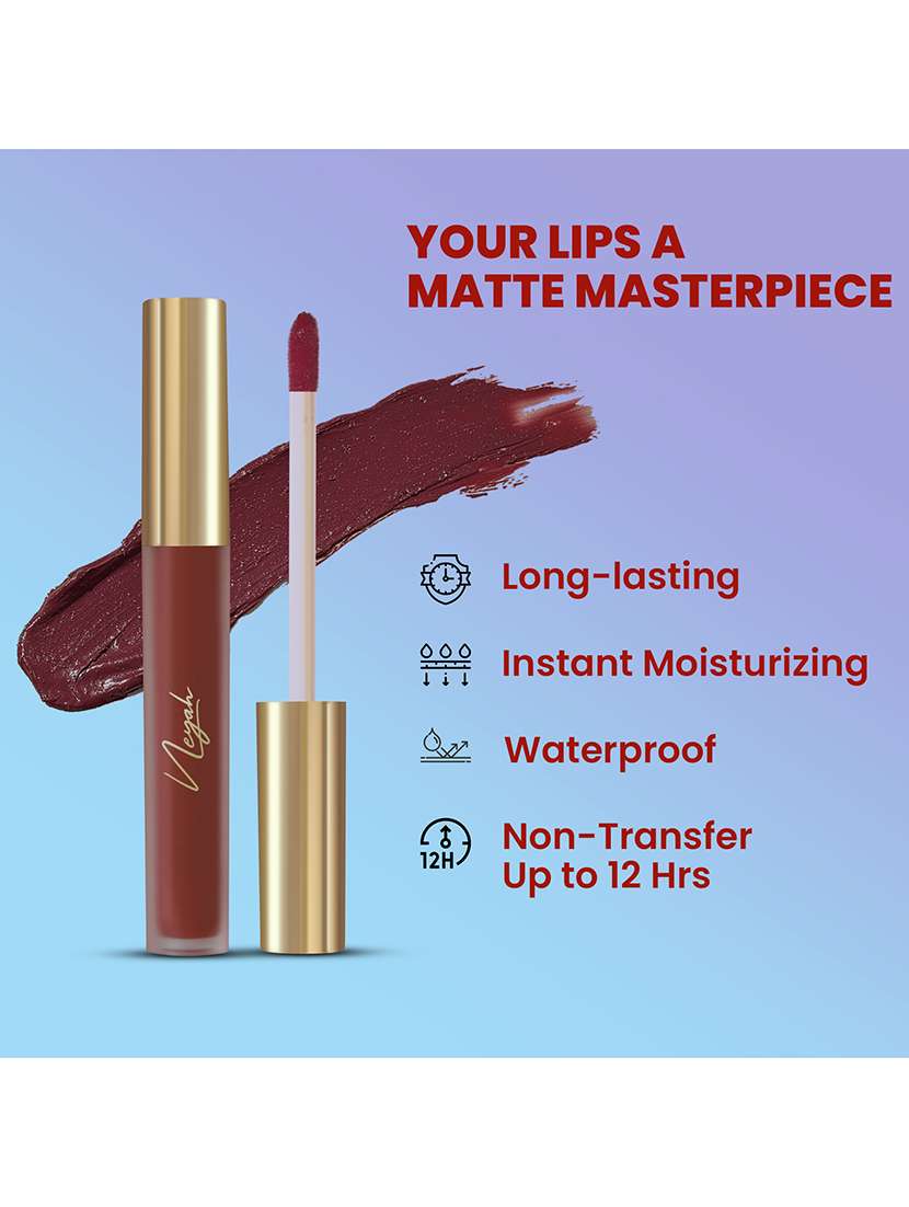 neyah luxe matte liquid lipstick (daiquiri) - 21930463 -  Standard Image - 4