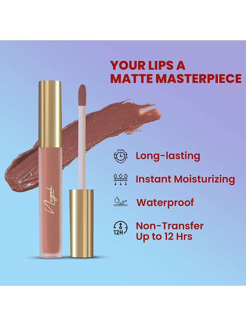 neyah luxe matte liquid lipstick (baddie) - 21930473 -  Standard Image - 4