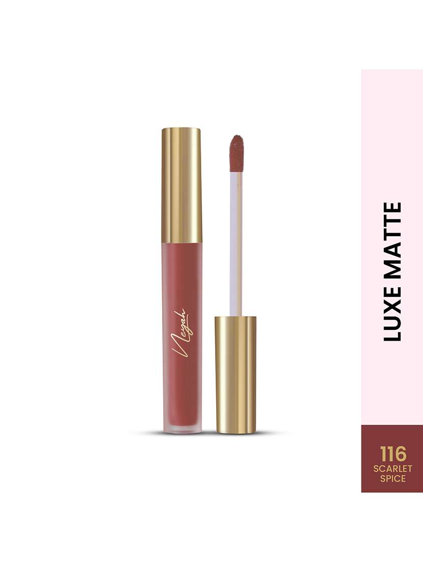 neyah luxe matte liquid lipstick (scarlet spice) - 21930474 -  Standard Image - 1